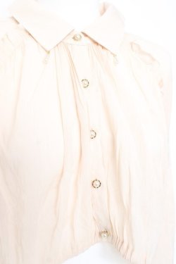 画像4: axes femme / イレヘム×ボリュームシャツ F 生成り Y-26-02-19-026-AX-BL-SZ-ZY