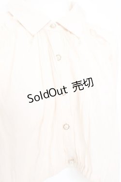 画像4: axes femme / イレヘム×ボリュームシャツ F 生成り Y-26-02-19-026-AX-BL-SZ-ZS