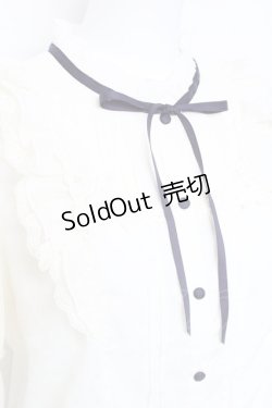 画像3: axes femme / 肩フリルブラウス M 生成り Y-26-02-19-029-AX-BL-SZ-ZS