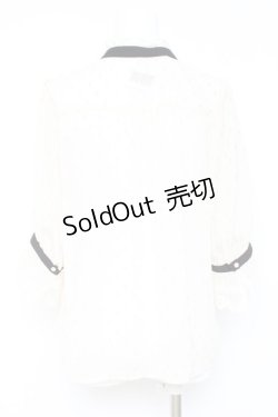 画像2: axes femme POETIQUE / ラメドット楊柳ブラウス  生成り Y-26-02-19-031-AX-BL-SZ-ZY