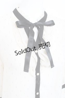 画像3: axes femme POETIQUE / ラメドット楊柳ブラウス  生成り Y-26-02-19-031-AX-BL-SZ-ZY