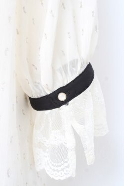 画像4: axes femme POETIQUE / ラメドット楊柳ブラウス  生成り Y-26-02-19-031-AX-BL-SZ-ZY