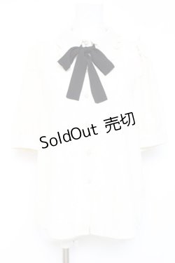 画像1: axes femme POETIQUE / ローズふくれジャガードブラウス M 生成り Y-26-02-19-032-AX-BL-SZ-ZS