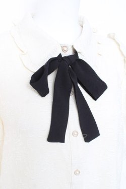 画像3: axes femme POETIQUE / ローズふくれジャガードブラウス M 生成り Y-26-02-19-032-AX-BL-SZ-ZY