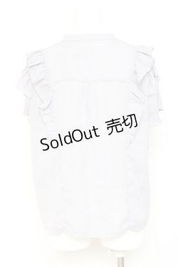 画像2: axes femme POETIQUE / 2wayボウタイブラウス  ブルーグレー Y-26-02-19-034-AX-BL-SZ-ZY