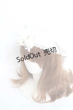 画像1: ALICE and the PIRATES / 聖歌隊ベレー帽  ホワイト Y-26-02-19-006-PA-AC-SZ-ZY