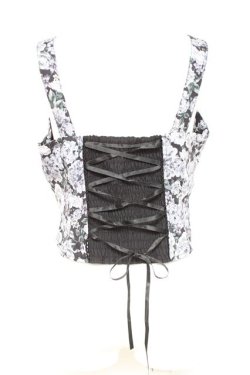 画像2: axes femme / フルールPTジップ付ビスチェ F 黒 Y-26-02-19-037-AX-TO-SZ-ZY