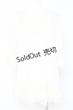 画像2: axes femme / シフォントップス  生成り Y-26-02-19-042-AX-TO-SZ-ZY