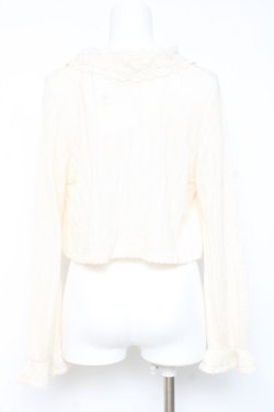 画像2: axes femme / パール使いボレロ M 生成り Y-26-02-19-047-AX-TO-SZ-ZY