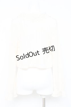 画像2: axes femme / パール使いボレロ M 生成り Y-26-02-19-047-AX-TO-SZ-ZY