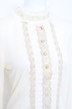 画像3: axes femme / プチスタンドブラウス風インナー M 生成り Y-26-02-19-049-AX-TO-IG-ZY