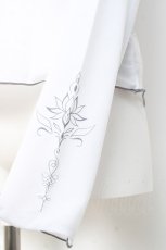 画像3: axes femme POETIQUE / ロータスタトゥー風シアープルオーバー M 白 Y-26-02-19-052-AX-TO-SZ-ZI (3)