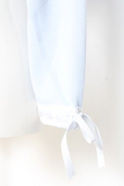 画像3: axes femme POETIQUE / フリルクロップドカットカーディガン  サックス Y-26-02-19-056-AX-TO-SZ-ZY