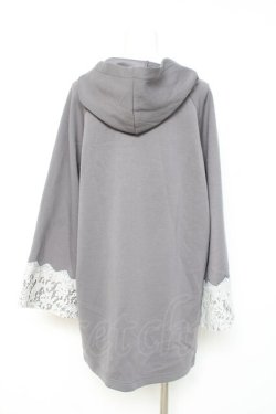 画像2: axes femme / 花粉ガード付きジップポンチョ F グレー Y-26-02-19-061-AX-TO-SZ-ZY