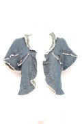 axes femme / デニム風ボレロ M ブルー Y-26-02-19-062-AX-TO-SZ-ZY