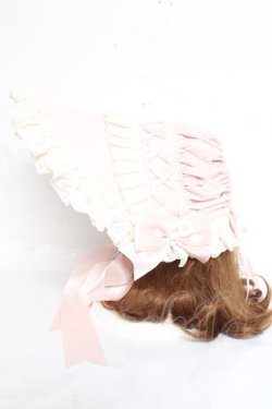 画像2: Hoshibako Works / シャルロットデコラティヴボンネット  ピンク Y-26-02-19-007-LO-AC-SZ-ZY