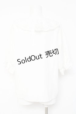 画像2: m petit by misako / NINA'Sコラボブラウス M 白 Y-26-02-19-070-LO-BL-SZ-ZI