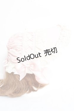 画像4: Hoshibako Works / シャルロットデコラティヴボンネット  ピンク Y-26-02-19-007-LO-AC-SZ-ZY