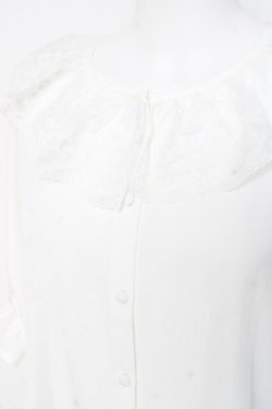 画像4: m petit by misako / NINA'Sコラボブラウス M 白 Y-26-02-19-070-LO-BL-SZ-ZY