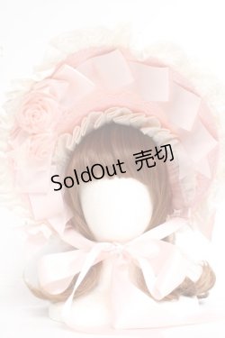 画像5: Hoshibako Works / シャルロットデコラティヴボンネット  ピンク Y-26-02-19-007-LO-AC-SZ-ZY