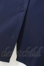 画像4: an another angelus / ローズ刺繍開衿ブラウス F 紺 Y-26-02-19-074-CA-BL-SZ-ZS (4)