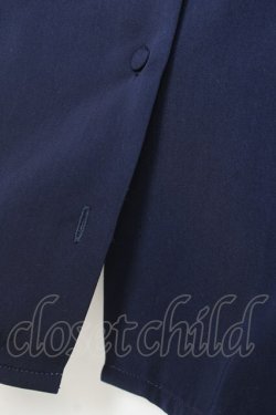 画像4: an another angelus / ローズ刺繍開衿ブラウス F 紺 Y-26-02-19-074-CA-BL-SZ-ZY
