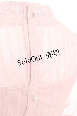 画像3: LIZ LISA / 袖オーガンジー切替トップス 0 ピンク Y-26-02-19-075-LO-BL-SZ-ZY