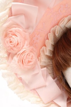 画像6: Hoshibako Works / シャルロットデコラティヴボンネット  ピンク Y-26-02-19-007-LO-AC-SZ-ZY