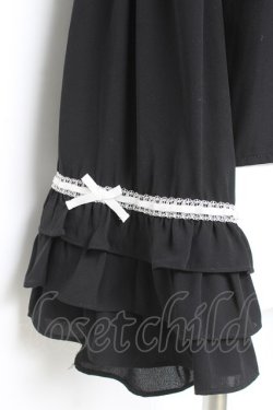 画像4: Ank Rouge / ひめ袖はしごリボンブラウス M 黒 Y-26-02-19-077-CA-BL-SZ-ZY