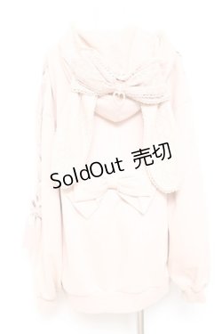 画像2: LIZ LISA / うさみみレースアップスリーブパーカー 0 ピンクベージュ Y-26-02-19-078-LO-TO-SZ-ZY