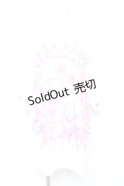 画像1: ACDC RAG / パステルグルーミー リングヒュージT F ホワイト/ピンク Y-26-02-19-081-PU-TO-SZ-ZY