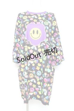 画像1: ACDC RAG / RAINBOW PF ヒュージT F ブラック Y-26-02-19-082-PU-TO-SZ-ZY