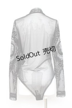 画像2: Restyle / Black gothic CRESCENT MESH BODYSUIT L 黒 Y-26-02-19-087-GO-TO-SZ-ZY