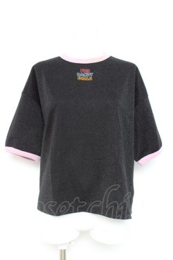 画像1: Candy Stripper / FOR CANDY GIRLS ラメトップス 2 ブラック Y-26-02-19-090-PU-TO-SZ-ZY