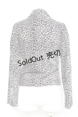 画像2: HELL CAT PUNKS / コットンライダースジャケット S グレー Y-26-02-19-092-PU-JA-SZ-ZY