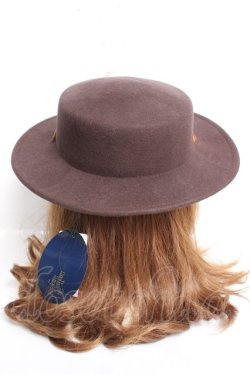 画像3: an another angelus / ロングベロアリボンキャノチェ F ブラウン Y-26-02-19-008-CA-AC-SZ-ZY