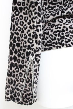 画像3: HELL CAT PUNKS / コットンライダースジャケット S グレー Y-26-02-19-092-PU-JA-SZ-ZY