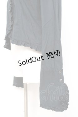 画像2: ALICE and the PIRATES / マッドハッターのブラウス  黒 Y-26-02-19-094-PA-BL-SZ-ZY