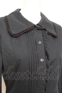 画像4: ALICE and the PIRATES / マッドハッターのブラウス  黒 Y-26-02-19-094-PA-BL-SZ-ZY