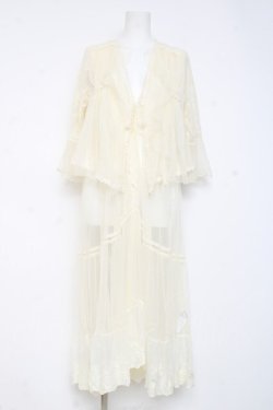 画像1: axes femme / レイヤード風レースガウン M 生成り Y-26-02-19-097-AX-TO-SZ-ZY