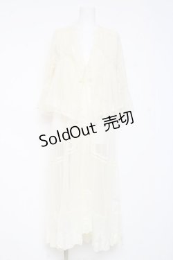 画像1: axes femme / レイヤード風レースガウン M 生成り Y-26-02-19-097-AX-TO-SZ-ZY