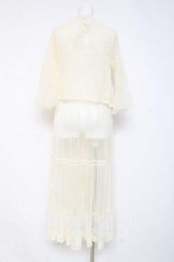 画像2: axes femme / レイヤード風レースガウン M 生成り Y-26-02-19-097-AX-TO-SZ-ZY