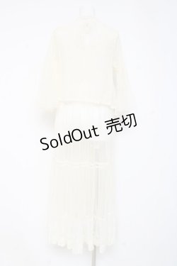 画像2: axes femme / レイヤード風レースガウン M 生成り Y-26-02-19-097-AX-TO-SZ-ZY