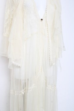 画像5: axes femme / レイヤード風レースガウン M 生成り Y-26-02-19-097-AX-TO-SZ-ZY