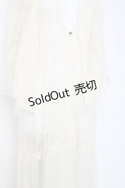 画像5: axes femme / レイヤード風レースガウン M 生成り Y-26-02-19-097-AX-TO-SZ-ZY