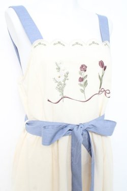 画像3: axes femme / リボンフラワー刺繍ジャンスカ M 生成り Y-26-02-19-103-AX-OP-SZ-ZY