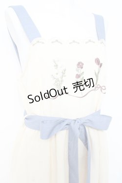 画像3: axes femme / リボンフラワー刺繍ジャンスカ M 生成り Y-26-02-19-103-AX-OP-SZ-ZY