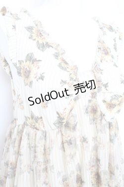 画像3: axes femme / ひまわり柄チュール重ねチュニ M イエロー Y-26-02-19-106-AX-OP-SZ-ZY