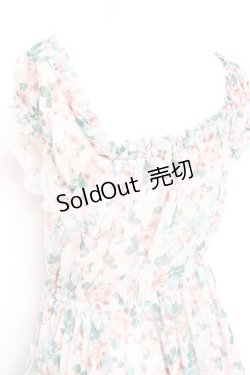 画像3: axes femme / ブルーミングローズ柄ワンピース F ピンク Y-26-02-19-108-AX-OP-SZ-ZY