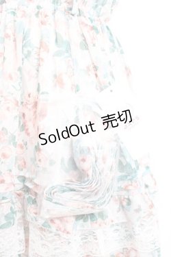 画像4: axes femme / ブルーミングローズ柄ワンピース F ピンク Y-26-02-19-108-AX-OP-SZ-ZY